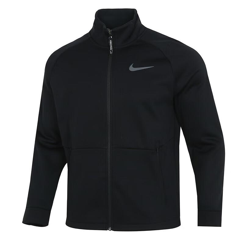 Nike Мужская куртка с воротником-стойкой Спортивная вязаная верхняя одежда для тренировок
