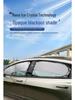 Hezhong Nezha V Car Sunshade: Ice Crystal Opaque Window Curtain for Sun Protection, Heat Insulation, and Privacy.