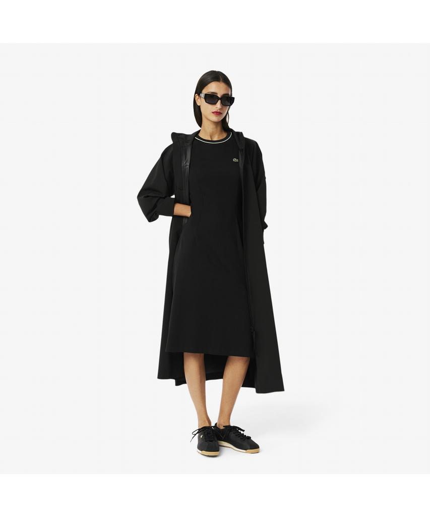 Lacoste Women'S Essentials Fit 'N Flare T-Shirt Dress Ef9988-55G M1Y