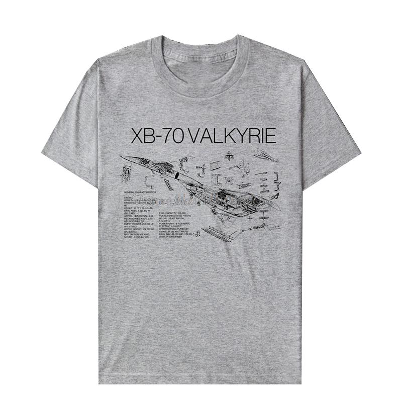 USAF XB70 Valkyrie Strategic Bomber Printed Mens TShirt Summer Cotton Short Sleeve Unisex T Shirt Oversized Streetwear Tees