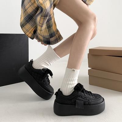 Модные универсальные белые туфли на платформе для женщин 2025 года, новые легкие низкие кроссовки для спорта и отдыха на воде