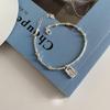 Geometric Square Chain Bracelet Copper Silver Color Hand Chain  Female Girls Lady