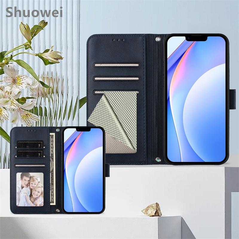 For OPPO A5 A5i A5X A15 A15S A35 A54 A55 A55S A74 A94 A95 Pro 2020 2021 4G 5G Flip Leather wallet Case Protection Card Holder Cover