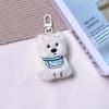 Adorable Cartoon West Highland Puppy Plush Keychain – Creative Bag Pendant & Small Gift