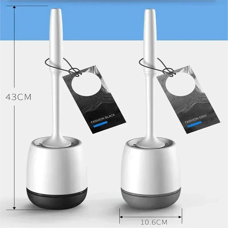 Щетка для унитаза с силиконовой головкой из TPR, настенная щетка для чистки, щетка для унитаза с длинной ручкой, аксессуары для ванной комнаты, наборы инструментов