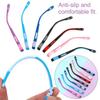 Silicone Anti-Slip Snap-on Eyewear Accessories Spectacle Frame Glasses Arm Replacement Leg