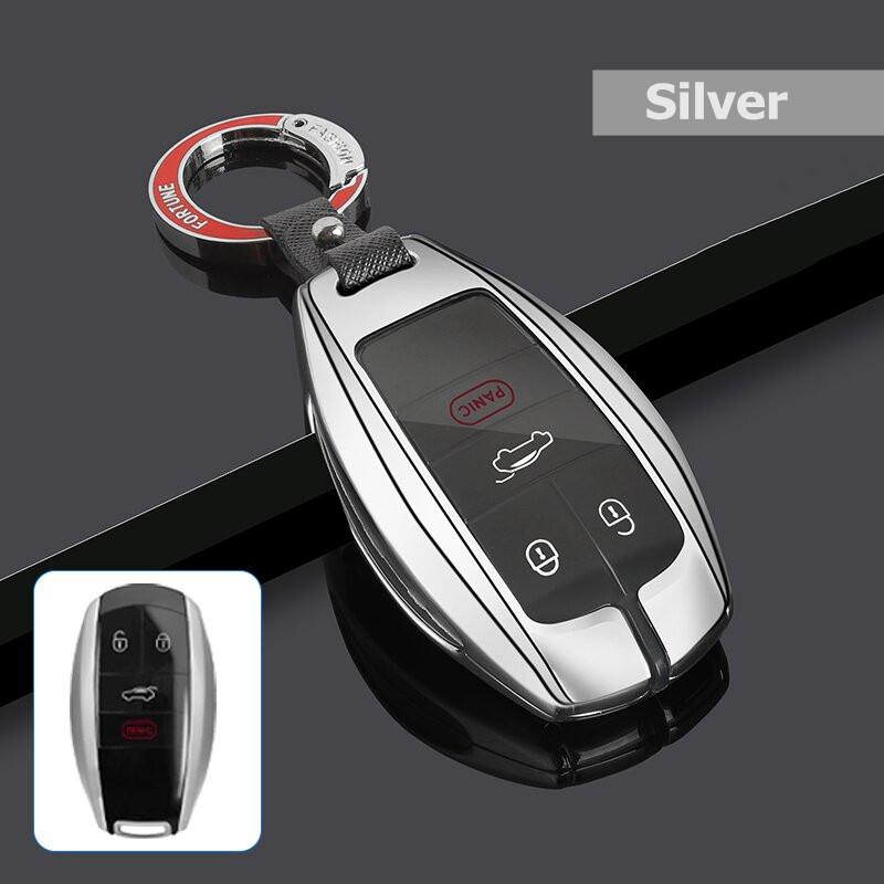 Key Case Cover for Bentley Continental GT Bentayga 2022 Remote Fob Holder Shell Metal Car Accessories 111AA