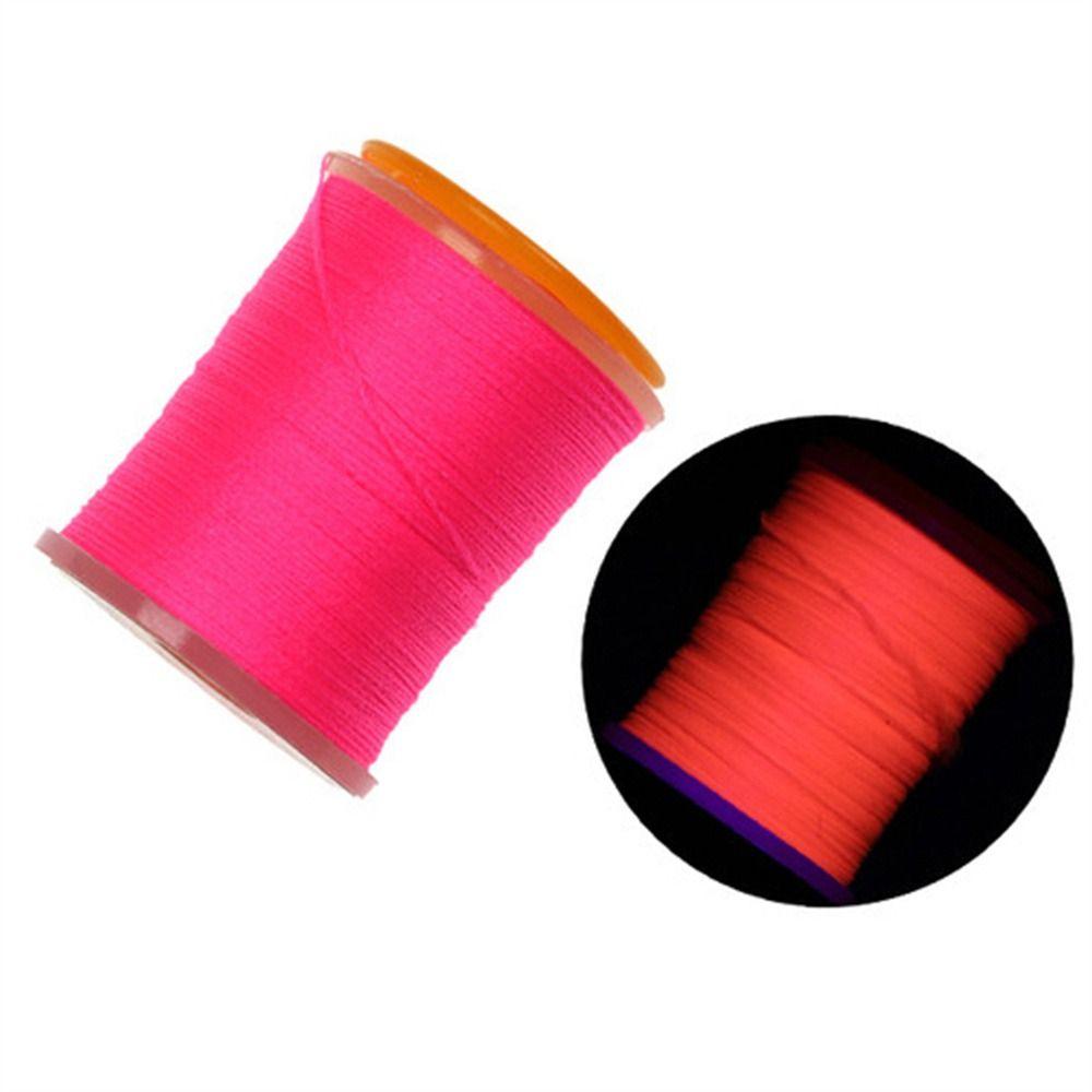 Bass 100Yard Fluorescent Fly Fishing Line Tying Thread Material Fishing Hook Line Fly Tying Thread