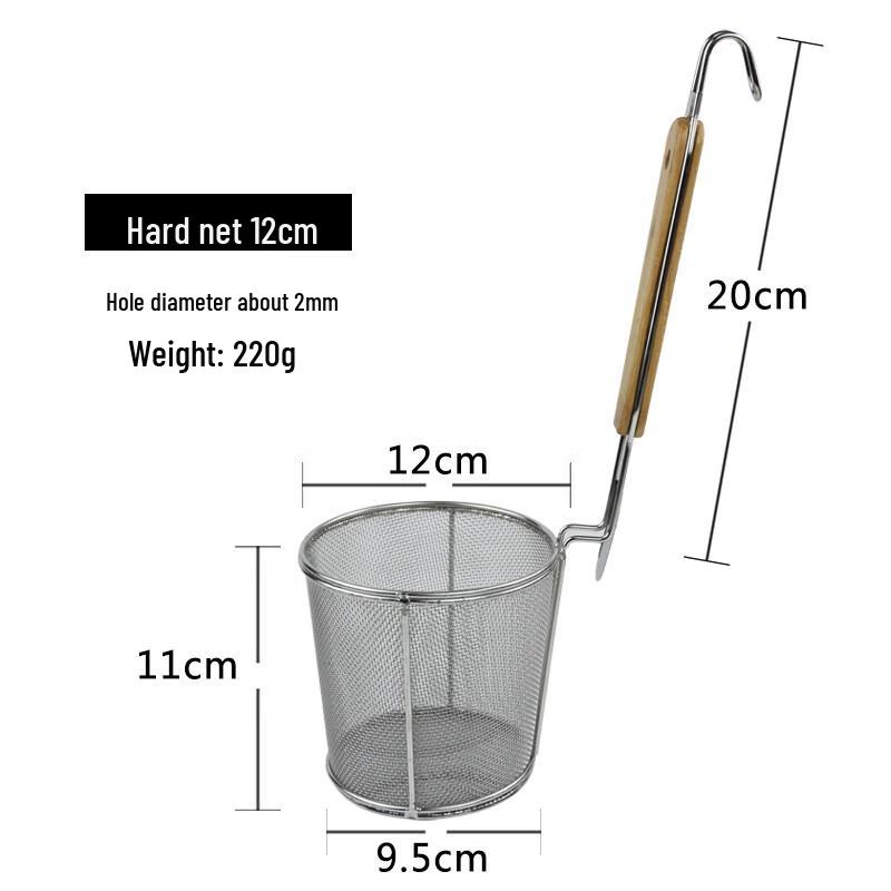Stainless Steel Frying Skimmer & Noodle Strainer Set