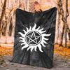 Supernatural Flannel Blanket Soft Warm All-Season Throw, Design for Camping, Car Travel, Hiking Sofa, Bed, Office Perfect Gift for Parties