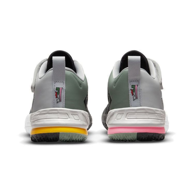 Nike Space Jam x LeBron 18 Low PS Bugs x Marvin Kids Кроссовки Серый Светло-Дымчато-Серый Черный DJ3761-005