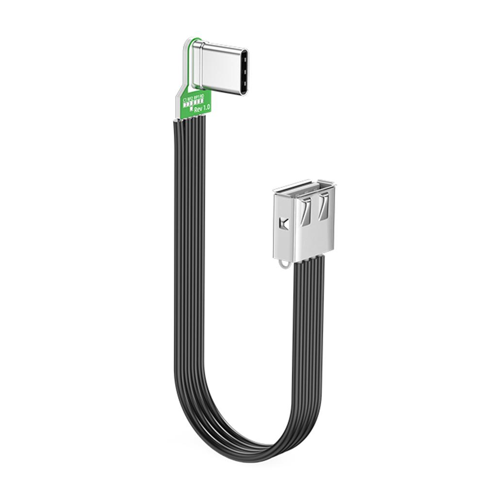 Адаптер USB C на USB 2.0, тип C, штекер на USB-гнездо, тип C, кабель OTG для ноутбука, компьютера, планшета