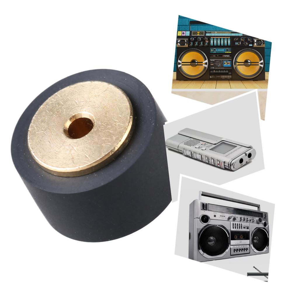 11.8x7x6.5мм/11.8x8x6.5мм Прижимной ролик для магнитофона Медь Резина Подшипник Лента Шкив Лентопротяжный механизм Колесо