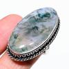 Indian Moss Agate Gemstone 925 Sterling Silver Gift Jewelry Ring Size 6