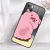 Cartoon Pig Phone Case For iPhone 14 13 12 11 15 Pro Max Plus Mini 7 8 SE 2020 X XR XS Max Soft Cover