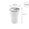 Thermo Tumbler Cat with Heat Cold Stainless Vacuum Double Cup Convenience Store Cup Cat [nnma (Numa)] Lid, Retention, Retention, Steel, Insulation,