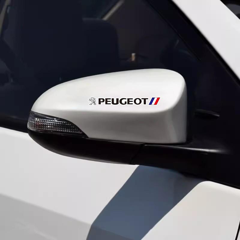 4 Stück Auto-Emblem-Aufkleber Dekoration für Peugeot 5008 408 308 Landtrek 208 2008 3008 Rifter 508 e-Expert e-TRAVELLER 301