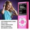 Горячий MP3 MP4 плеер FM-радио Портативный MP3-плеер с 1,8-дюймовым ЖК-дисплеем Поддержка музыки, видео, медиа MP3-плееров для спорта Dropshipping