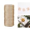 Jute Cord Twine 3 Strands Weaving Rope Decoration 7874inch String for Picture