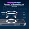 Магнитный чехол для беспроводной зарядки Magsafe для iPhone 15 13 14 12 11 Pro MAX Mini XR XS Plus, кожаный чехол-кошелек с держателем для карт