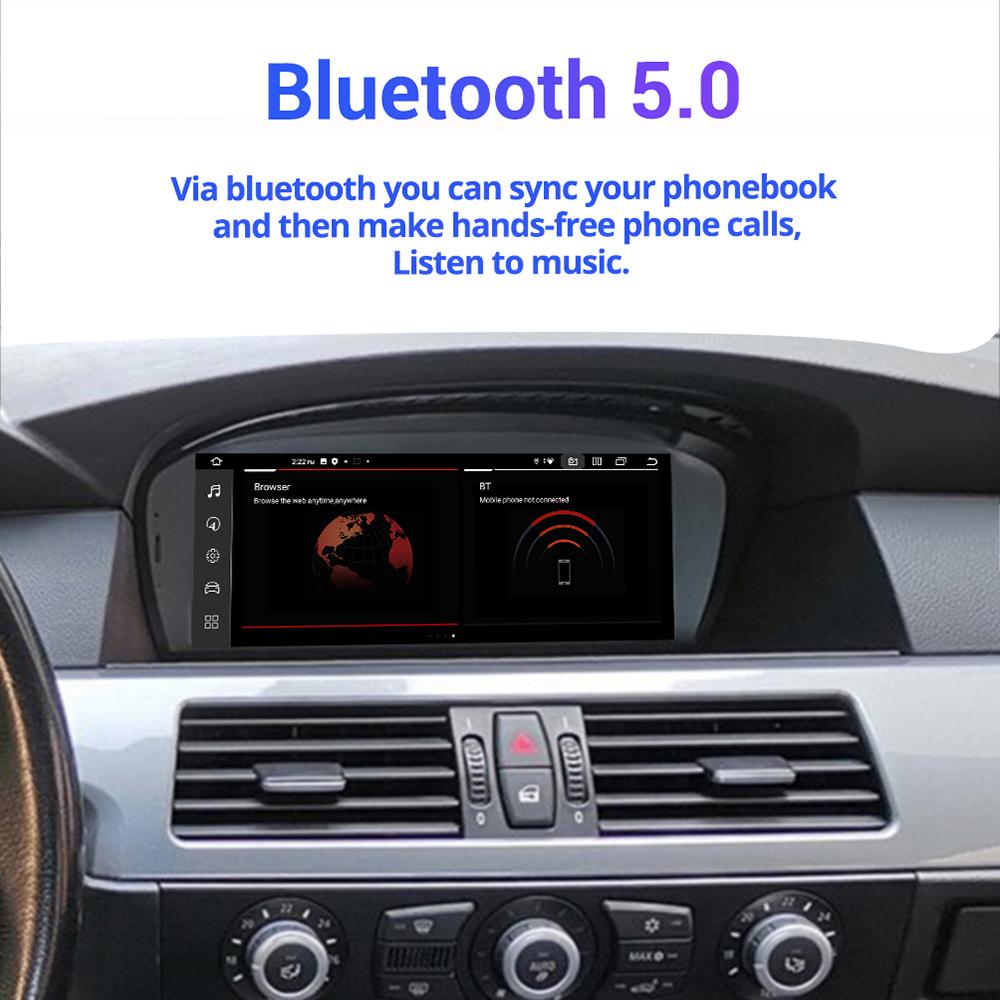 8,8-дюймовый беспроводной автомобильный радиоприемник Carplay для BMW 3 Seires E90 LHD 2006-2012 CCC CIC система Android 13 GPS мультимедийный видеоплеер FM BT