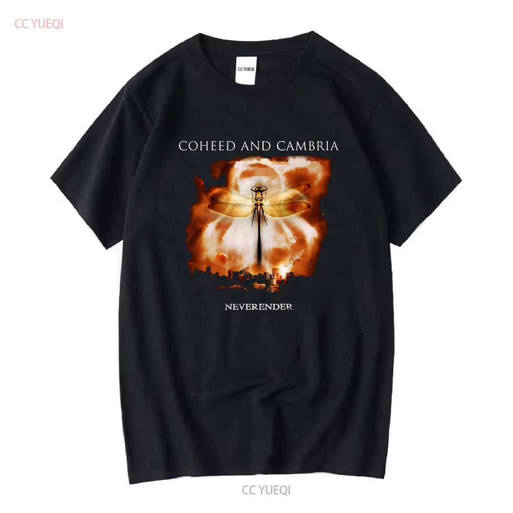 COHEED AND CAMBRIA NEVERENDER Футболка Хлопок S 5XL BO567 винтажная Стирка Графический мужской Унисекс Повседневный Универсальный Эластичный