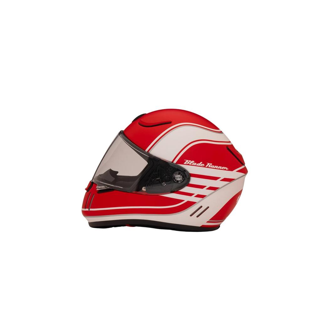 ZEALOT Blade Runner Full Face Graphic Matte Size Helmet, Euro, Red, XXL, 63-64cm, BRJ0018/XXL
