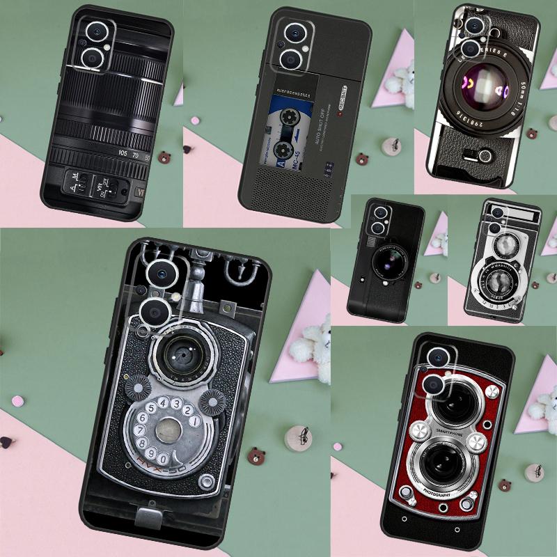 Ретро-чехол-камера Ностальгия Для OPPO Reno 15 Pro 15F 10 11 12 13 13F 14 14F 8 7 Lite 8T OPPO Find X9 X8 X6 Pro Чехол
