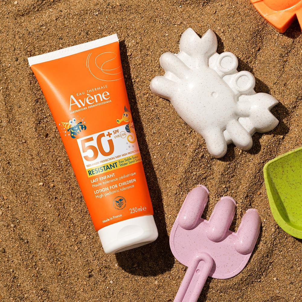 Avene Солнечное молочко для детей SPF50+ PA++++ 250 мл - Семейная защита, Корейское