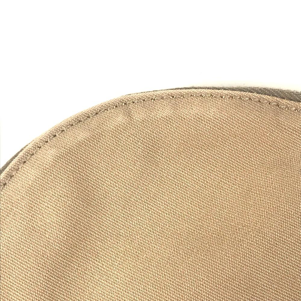 HERMES Edit 42 Tote Bag Business Bag Hand Bag Leather/Canvas Beige/Dark brown