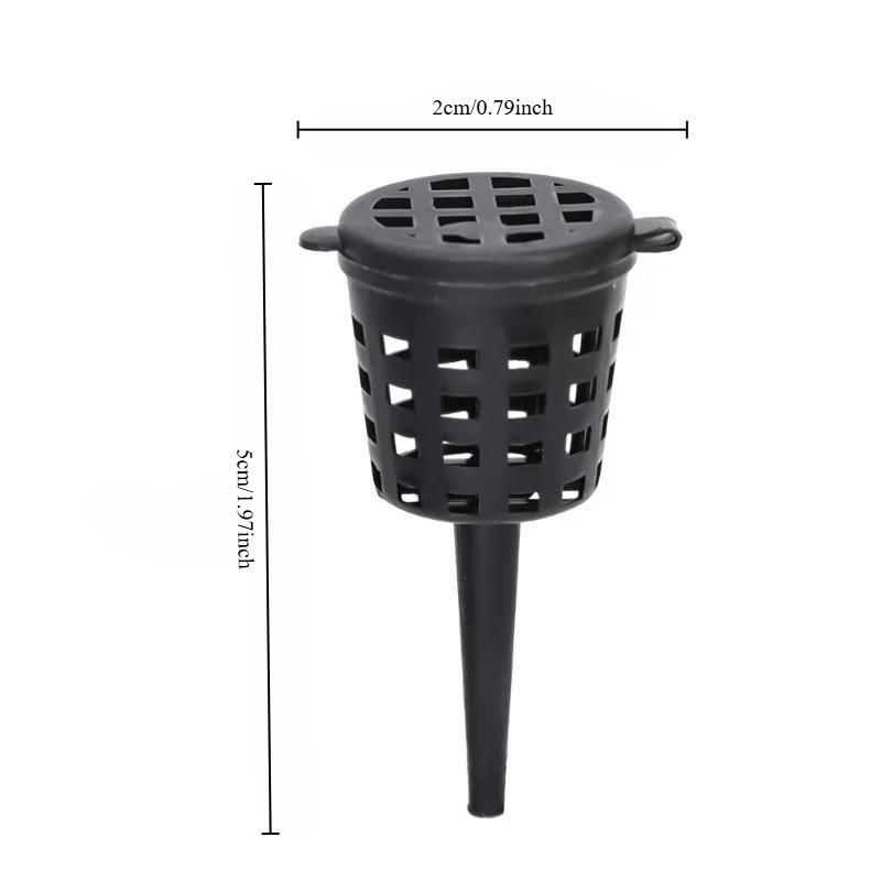 50Pcs Plant Fertilizer Baskets Dome Case Plastic Automatic Nursery Pots with Lid Plant Bug Portable Bonsai Cover Box Tools