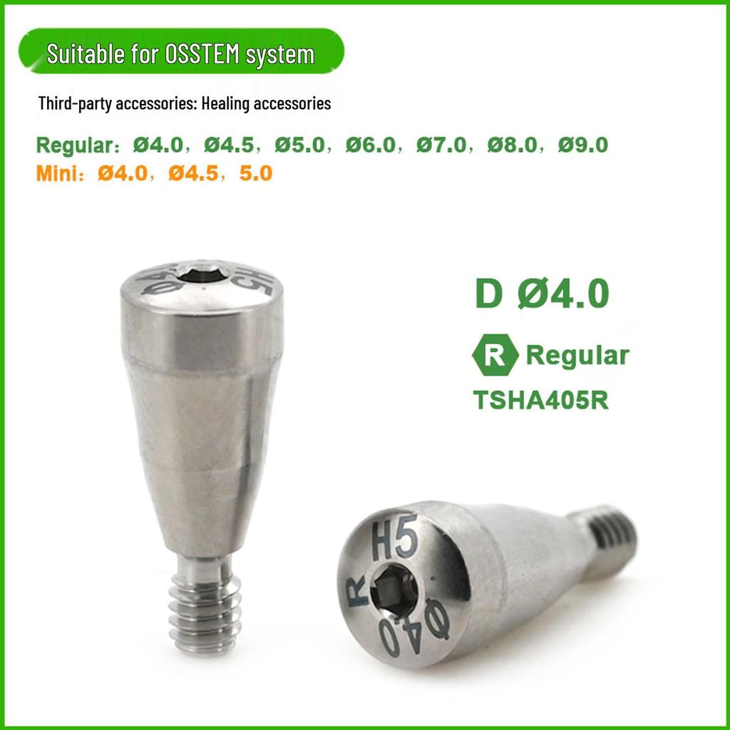 Лечебный абатмент Osstem для дентального имплантата Восстановление одного зуба