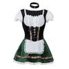 Women Oktoberfest Costume German Bavarian Dirndl Beer Maid Fancy Dress S-4XL