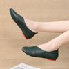 Женские туфли-лодочки большого размера с неглубоким вырезом и плоской подошвой, весна-лето, новые, ленивые туфли на одну педаль, повседневные туфли через подъем, женские