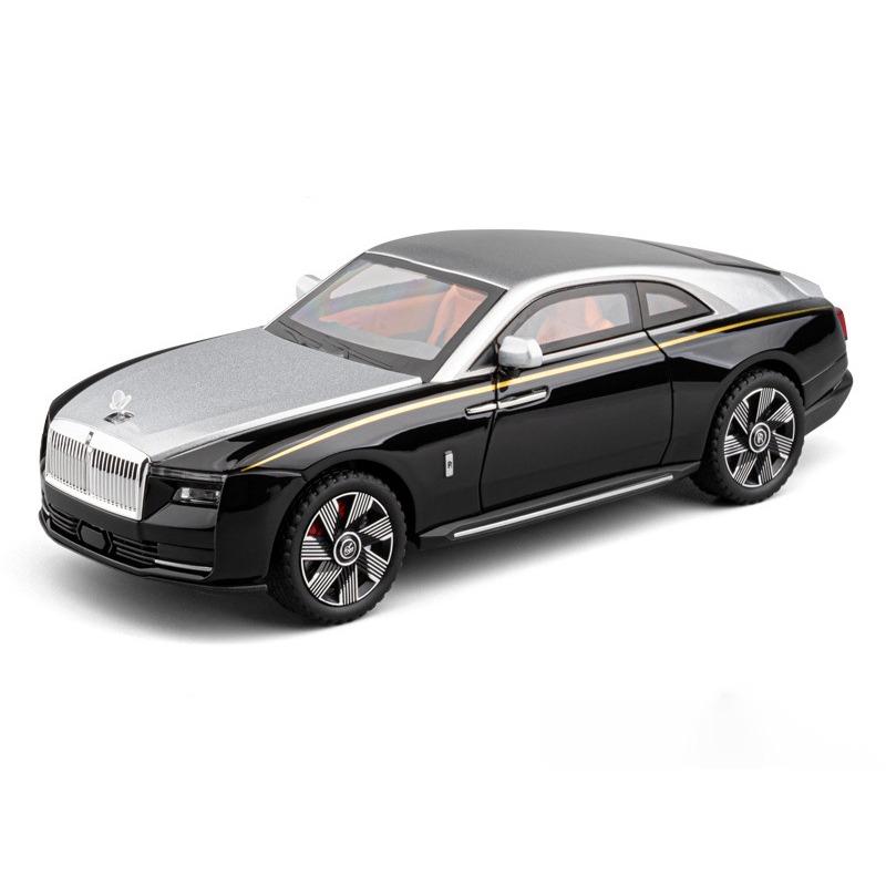 1/24 Rolls Royce Spectre Alloy Luxy Car Model Diecast Metal New Energy Car Vehicles Model Sound and Light Boys Toy for Kids Gift