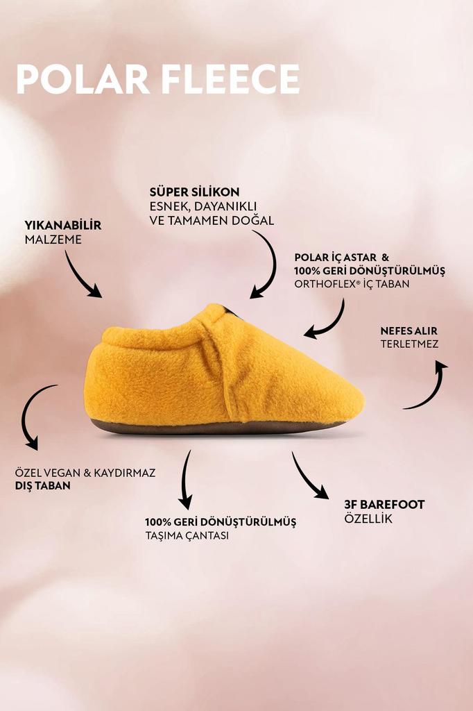 Polar Fleece Yellow  Pola Barefoot Smart Booties
