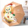 1pc CookieAnn Automatic Umbrella | Portable Foldable 8-Rib Manual Open, Casual Accessory, Durable Canopy Yy250823024