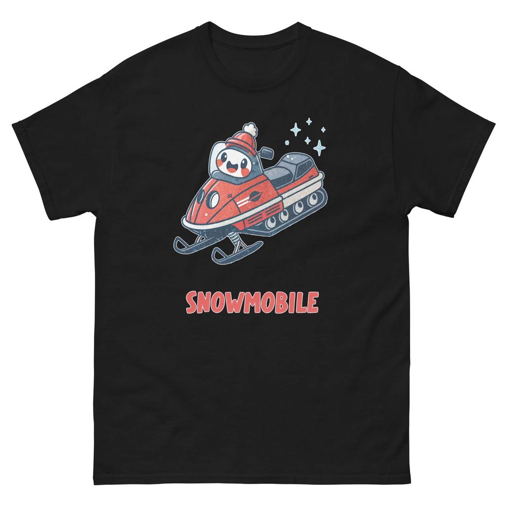 Snowmobile Transportation Vehicle Illustration T-Shirt