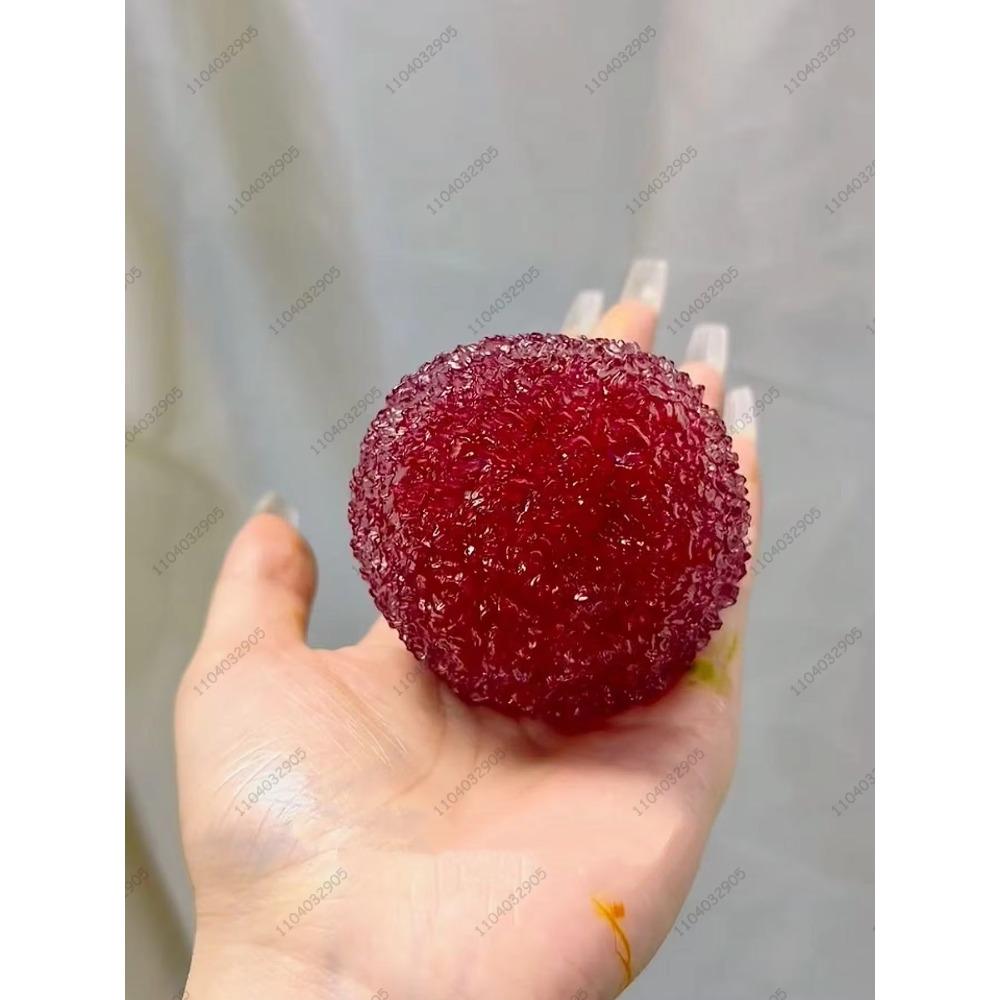 Slushy Bayberry Stress Ball Squishy Toy Shapeable Non-rebound Fidget Toys ASMR Slushy Squeeze Ball Anti Stress for Adults & Kids