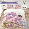 Cartoon mermaid and sea Pattern Bedding,Quilt Set Quilt Cover Pillowcase Home Birthday Gift (1*duvet cover+2*pillowcase,without core)XSJT0917367