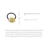 Geometric Hollow Gold Hair Rope High Elasticity Hair Loop New Ponytail Holder  Baby Girl Headdress