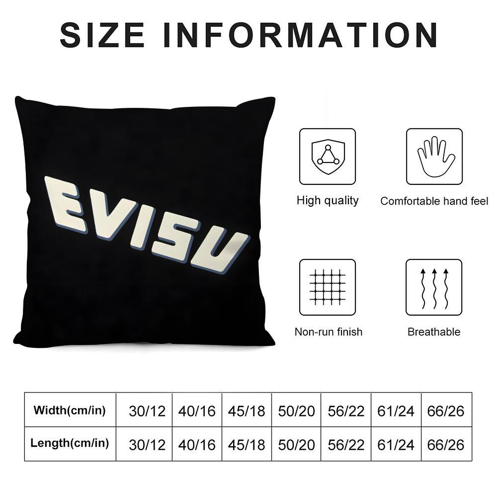 Бренд E-Evisu Наволочка для подушки Ультрамягкая, приятная для кожи ткань Облачный комфорт и скрытая молния