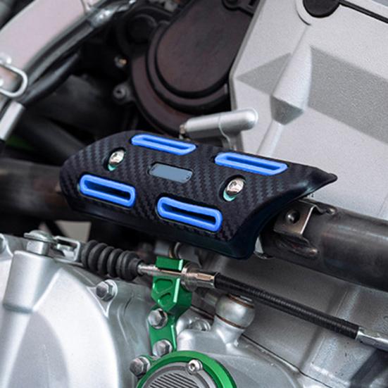 Motorcycle Exhaust Pipe Cover Anti-scalded Heat Insulation Universal Motorbike Exhaust Tube Trim Protector Shield Guard Modification Replacement Parts