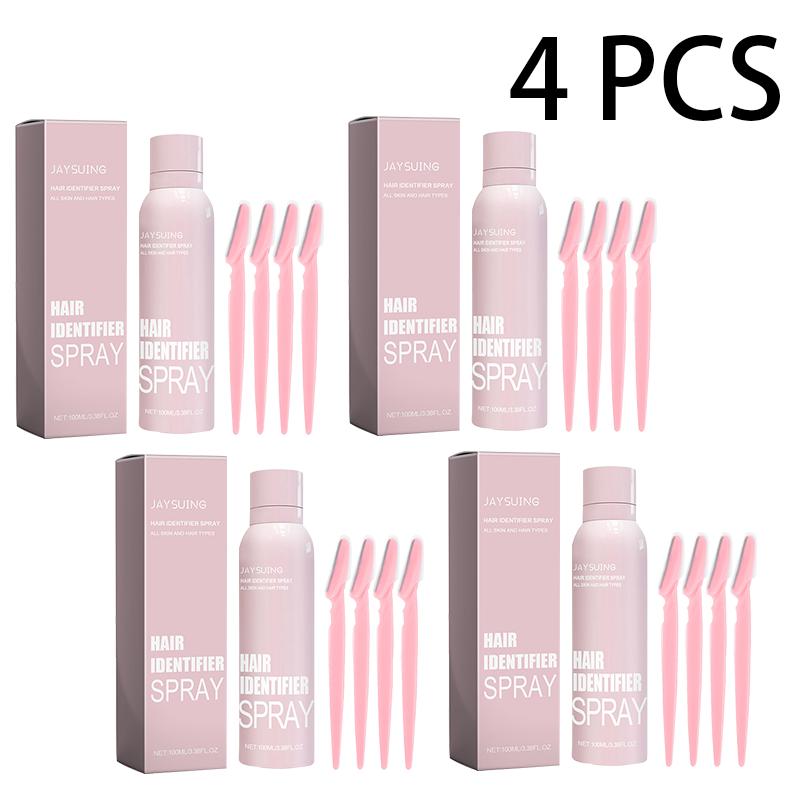 Спрей для идентификации волос на коже тела с бритвами, спрей-идентификатор волос для дермапланирования лица, увлажнения и ухода за кожей Dermaplaner Spray