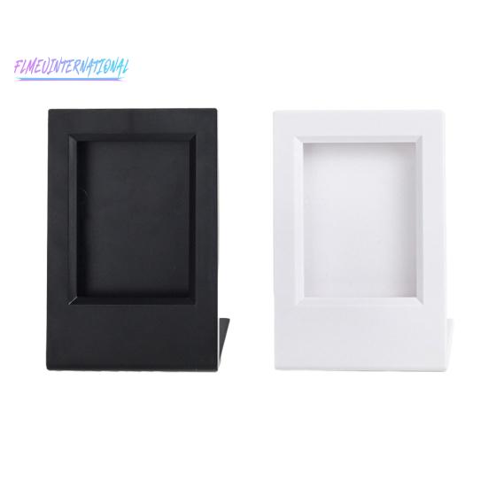 2 шт. 3-дюймовая фоторамка, отдельно стоящая L-образная форма, дисплей для хранения фотографий, однотонная акриловая долговечная настольная фоторамка с защитой от трещин