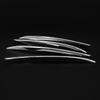 Car Front Fog Lamp Cover Trim Decoration Strip forE Class W213 -   ABS Plastic, Anti-Rust, sy Installation - Silver - 4 Pcs