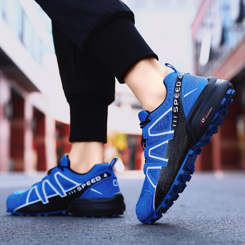 Men's High Quality Anti-Slip Wear Resistant Large Size Men's Outdoor Waterproof Hiking Shoes