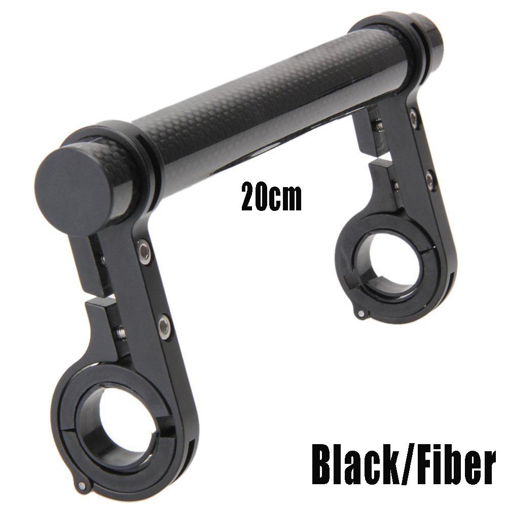 Mountain Bicycle Lamp Mount Aluminum Alloy Bike Handlebar Extender Fiber Double Tube Bracket