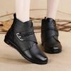 Fashion Ankle Boots Women Genuine Leather Flats Boots Winter Shoes Woman Warm Non-Slip Black Brown Women Boots 887