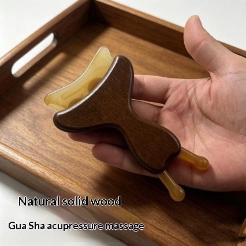 1Pc Sandalwood Face Massager Nose & Face Massager - Eye Relief Tool Snail Facial Meridian Massage